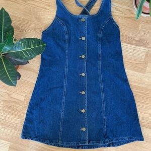 Vintage Ribbed Denim Dress
